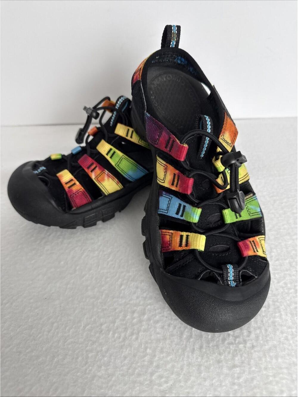 KEEN Newport H2 Water Sandals Women’s Size 7 Rainbow Tie Dye Sport - PERFECT